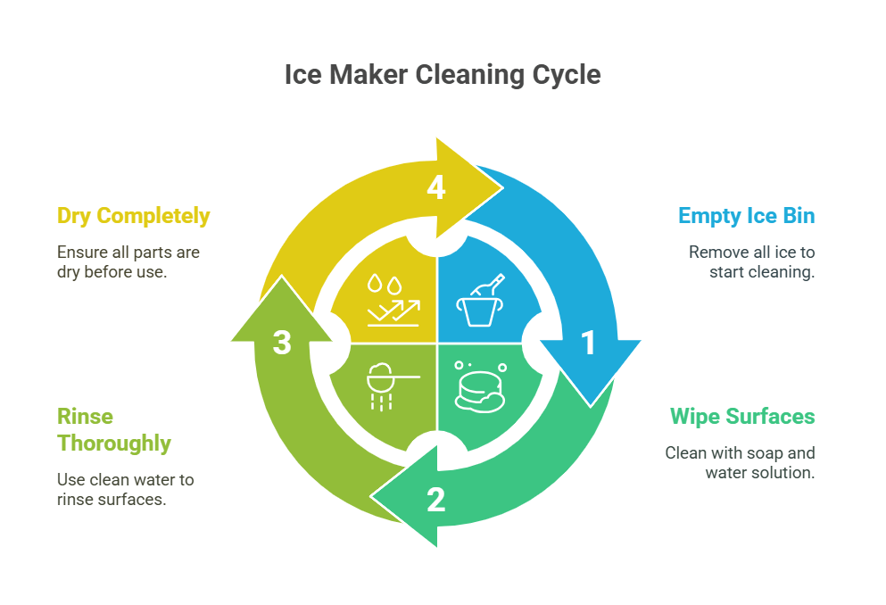 Cleaning Ice Maker Components