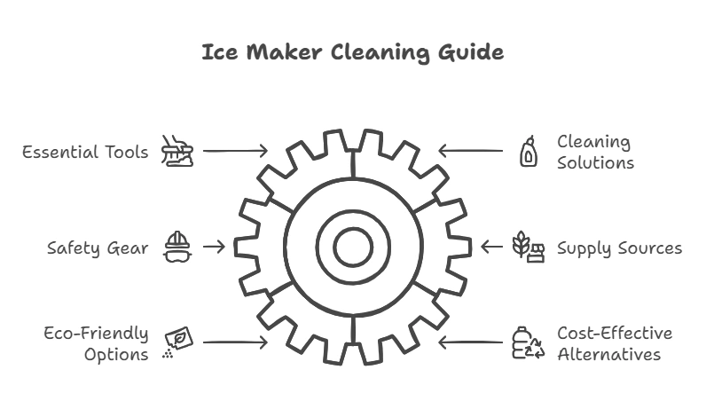 Ice maker Cleaning Guide at a glance